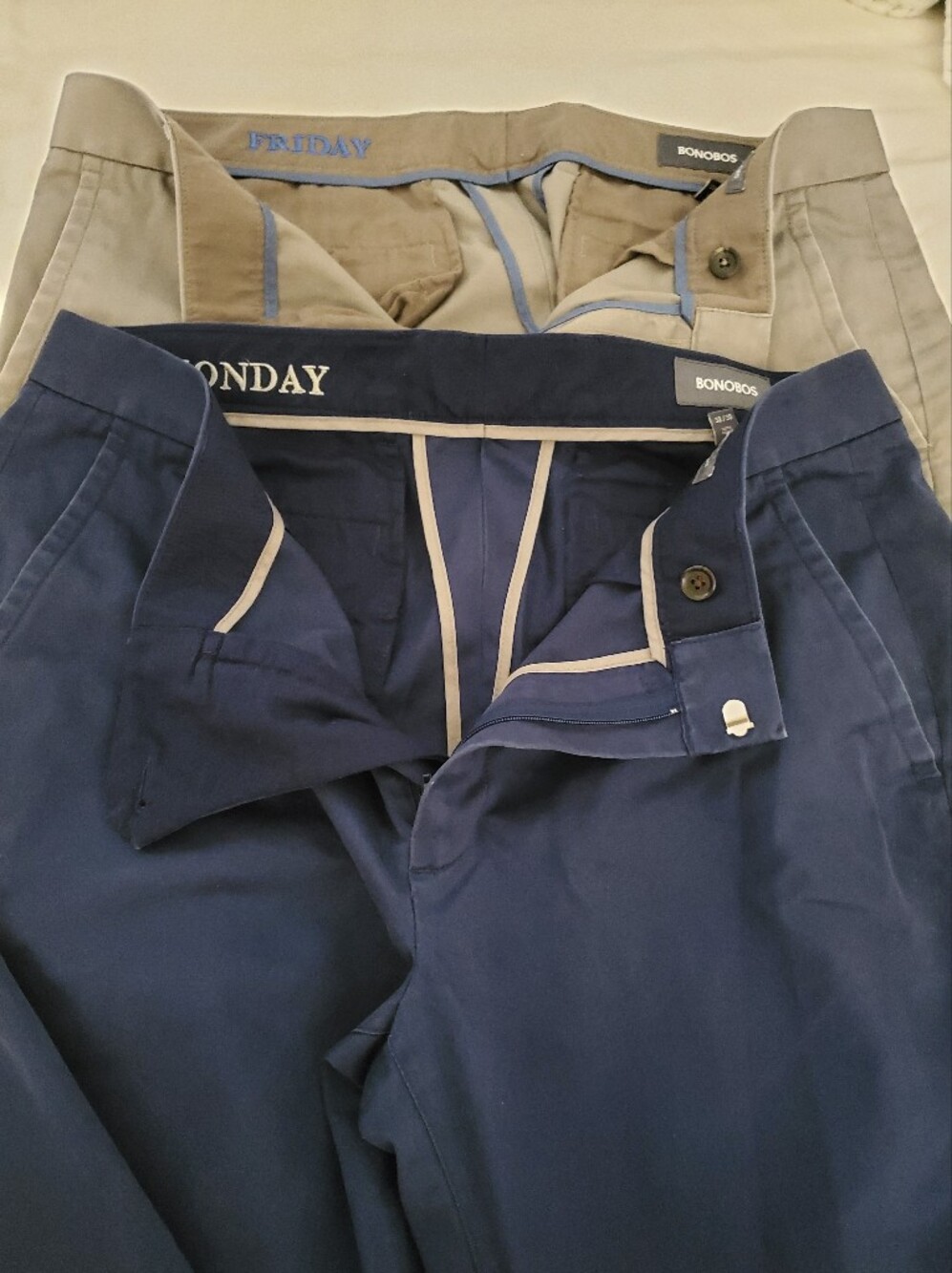 2 Pair Bonobos Pants